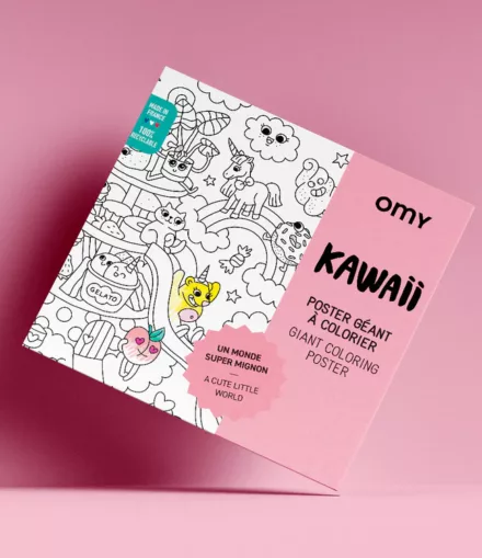 Poster Géant Kawaii - Omy