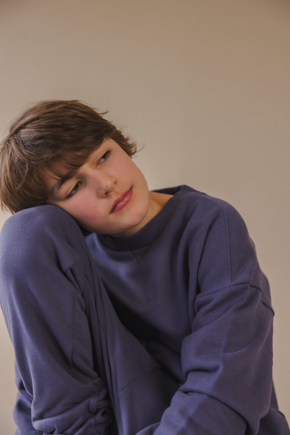 Sweat Oversize Denim Blue - Phil and Phae – Image 3