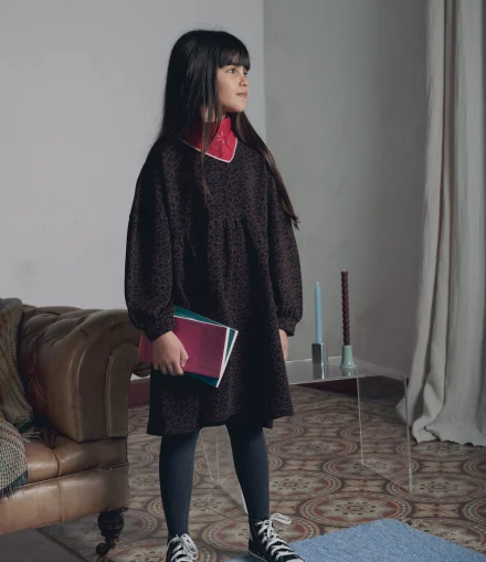 Robe Léopoldine Léopard Choco - Marlot Paris