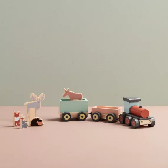 Train en Bois Animaux EDVIN - Kids Concept – Image 4
