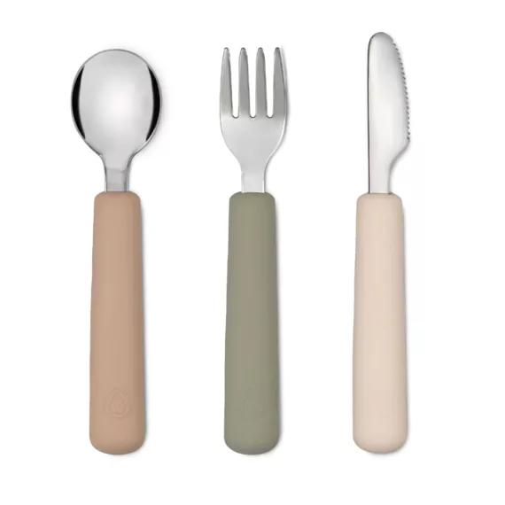 Set de Couverts Taupe/Ivoire/Sauge - Soina