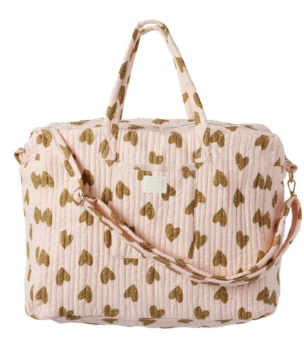 Sac Week-end Coeur Sauvage Rose - Bonheur du Jour