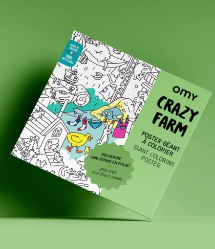 Poster Géant Crazy Farme - OMY
