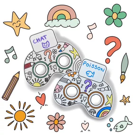 Pack de 3 masques "Qui suis-je?" - Drôles de bouilles – Image 3