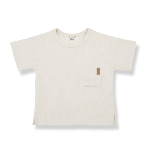 T-shirt Andreu Blanc - 1+ in the family