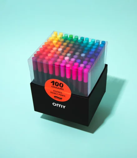 Box 100 marqueurs - OMY
