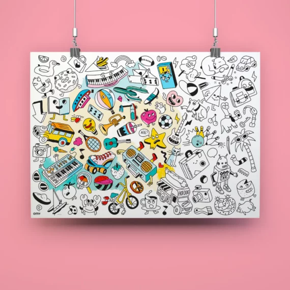 Poster Géant Baby Pop Art - OMY – Image 2