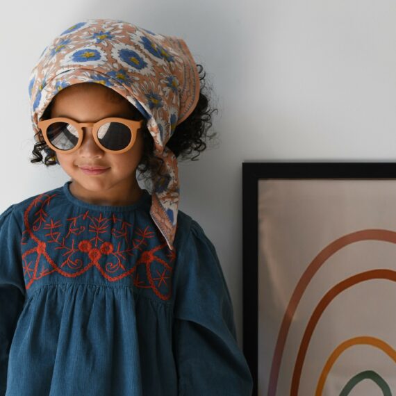 Foulard Indien Margotte Sienne - Bonheur du jour – Image 2