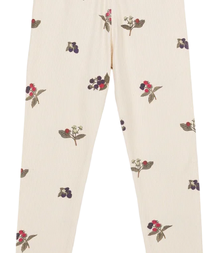 Legging Rom Pom Imprimé Mûres - Studio Bohème
