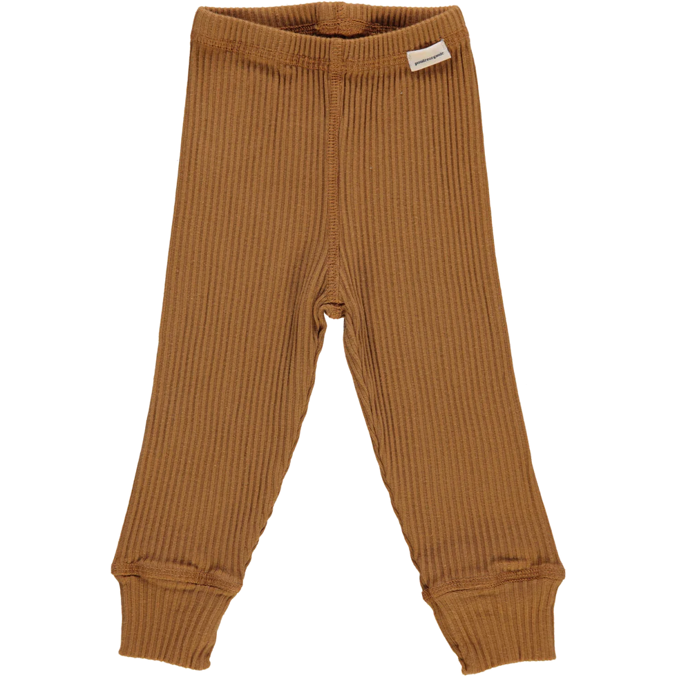 Legging Basilic Côtelé Bone Brown - Poudre Organic