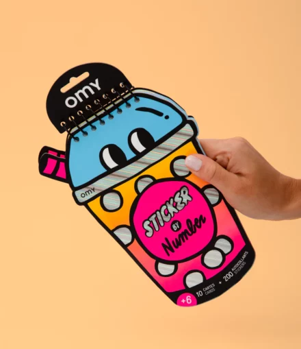 Carnet Stickers Bubble Tea - Omy