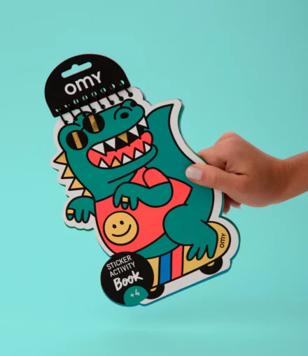 Carnet Stickers Dinos - Omy