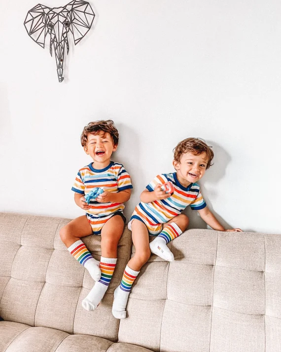Chaussettes Rayées Multicolore - Pegada – Image 2
