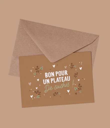 Bon pour un plateau de sushis - Les Petites Dates