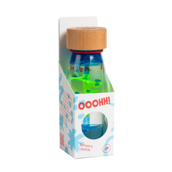 Bouteille Sensorielle "Spirale Bleu" - Petit Boum – Image 2