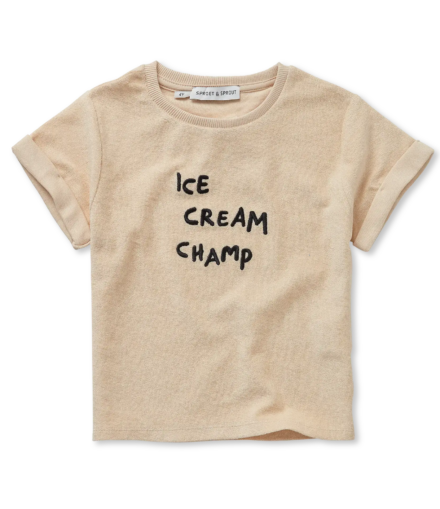 T-shirt Eponge Ice Cream Champ - Sproet and Sprout