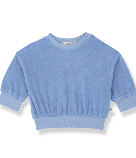 Sweat éponge Mercadal bleu - 1+ in the family