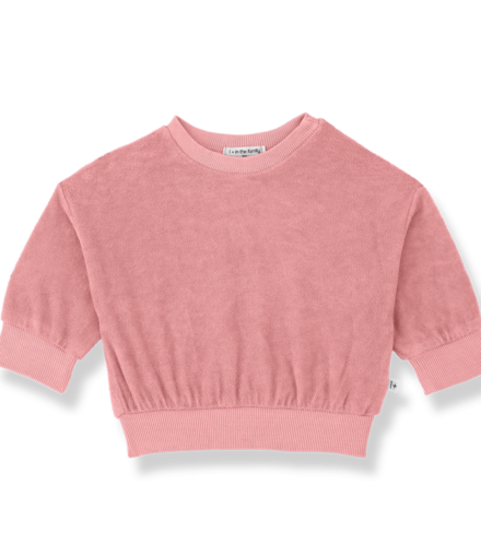 Sweat éponge Mercadal fraise - 1+ in the family