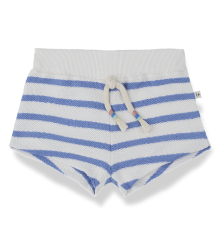 Short Portinatx rayé bleu - 1+ in the family