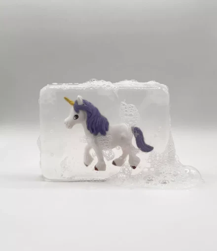 Savon Artisanal Licorne Mauve - Ludi Soap