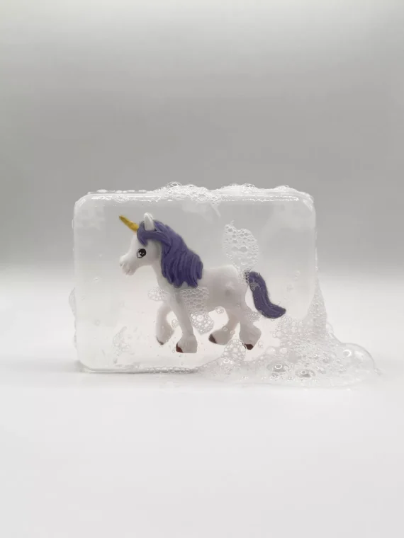 Savon Artisanal Licorne Mauve - Ludi Soap