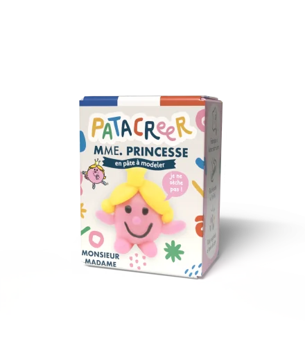 Kit à Fabriquer Mme Princesse en Pâte à Modeler - Patacréer