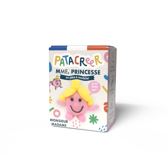 Kit à Fabriquer Mme Princesse en Pâte à Modeler - Patacréer