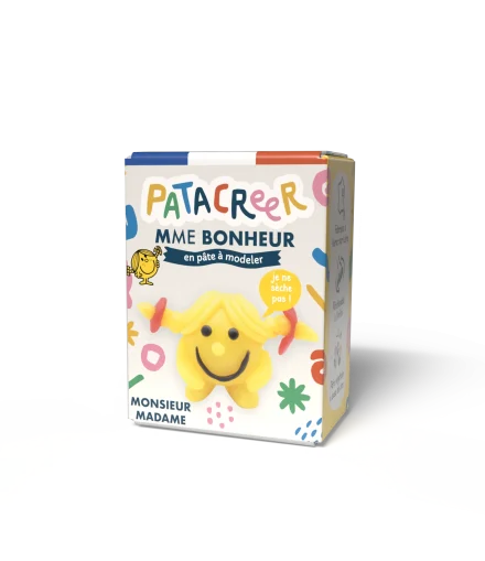 Kit à Fabriquer Mme Bonheur en Pâte à Modeler - Patacréer