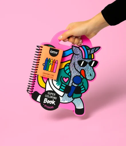 Super Coloring & Stickers Book - Lily - OMY