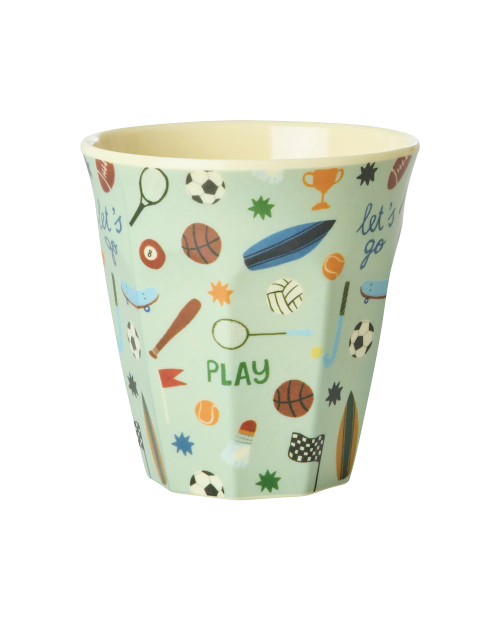 Gobelet Médium Vert clair/Sports Print - Rice