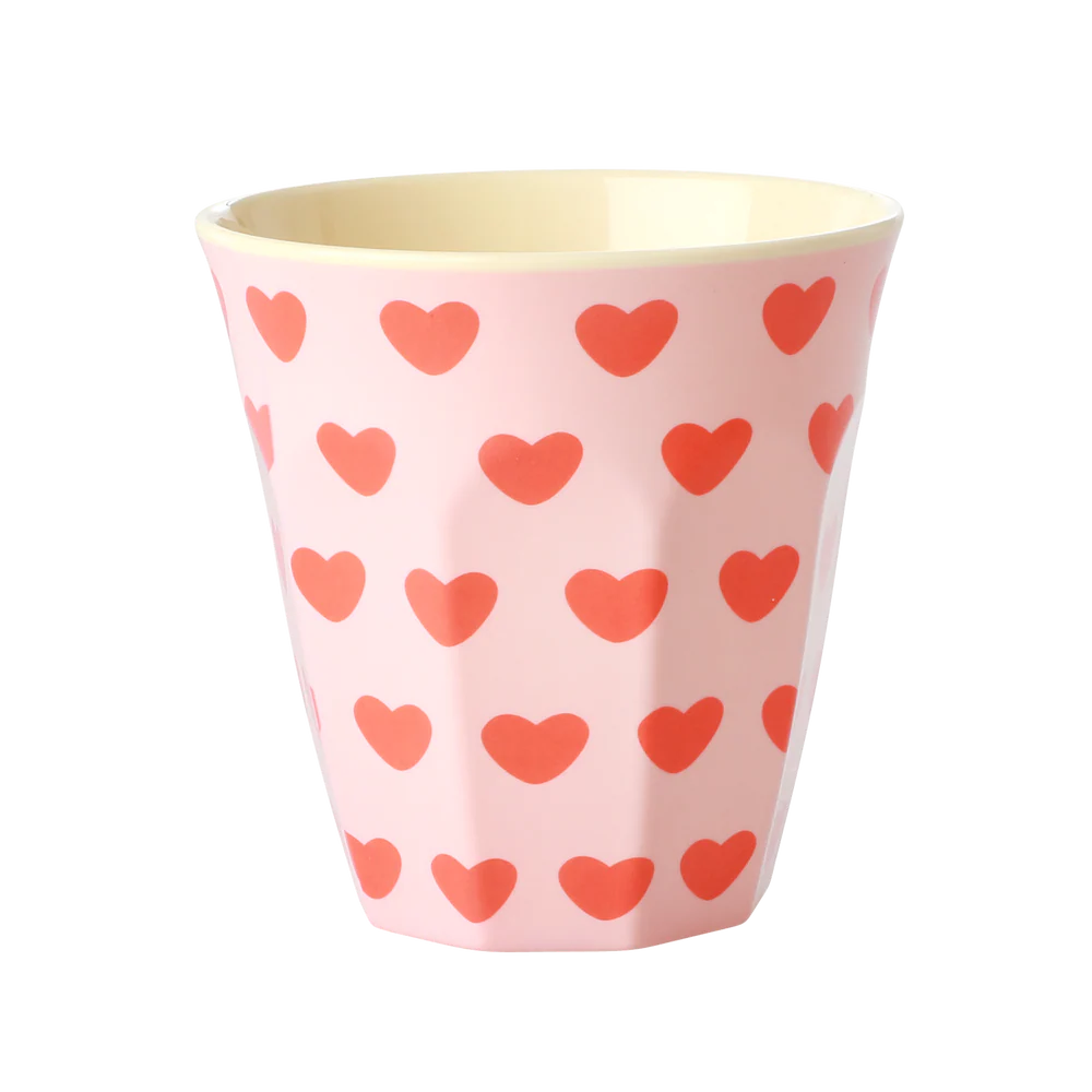 Gobelet Médium Rose clair/Sweet Hearts Print - Rice