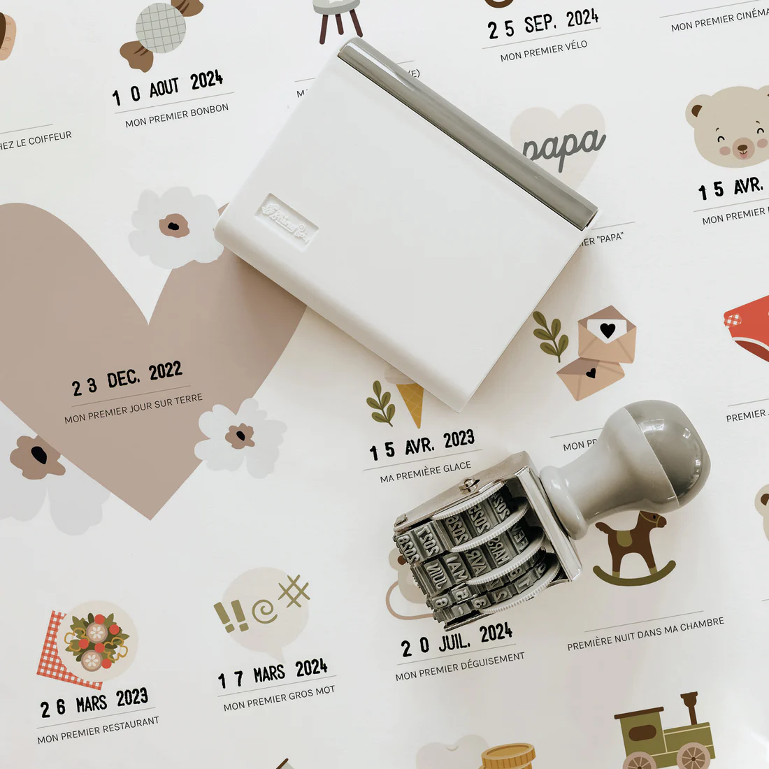Affiche "Mes Premières Fois" Ourson - Les Petites Dates – Image 2