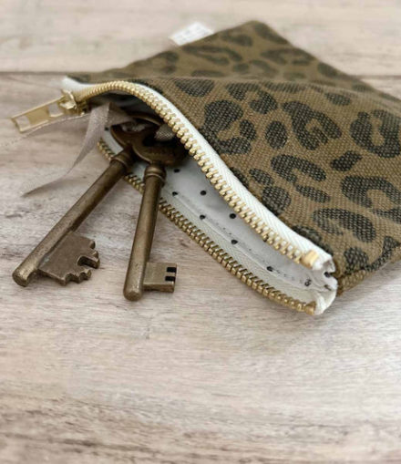 Porte-Monnaie Marie Graou Olive - Rose In April