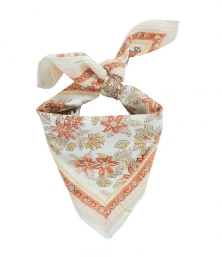 Foulard Indien Arya Ecru - Bonheur du jour