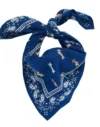 foulard-indien-enfant-teckel-indigo