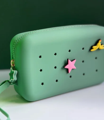 Trousse perforée à personnaliser verte - Petit Kids