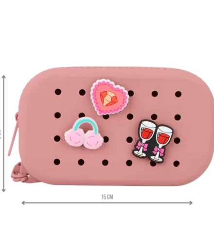 Pochette perforée personnalisable vieux rose - Petit Kids (Copie)