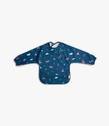 Bavoir à Manches Longues Sirène - Citron