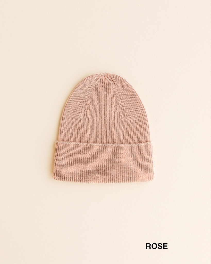 Bonnet Naissance Rose - Hvid