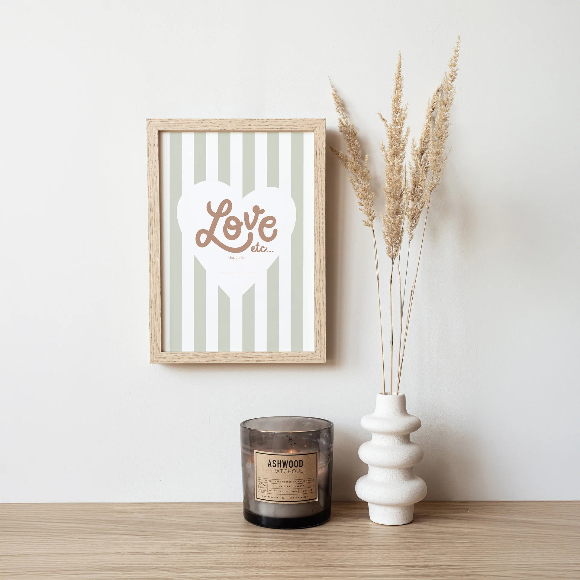 Affiche Love etc... Rayures - Les Petites Dates – Image 2