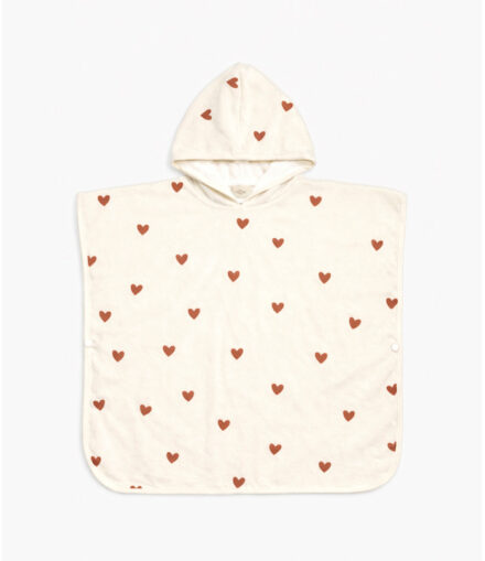 Poncho Tiny Hearts - Mrs Ertha