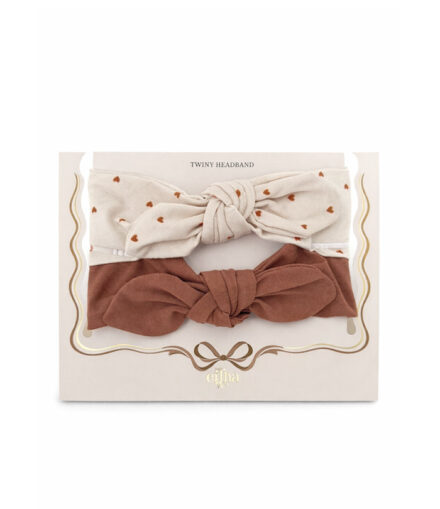 Lot de 2 Bandeaux Tiny Hearts