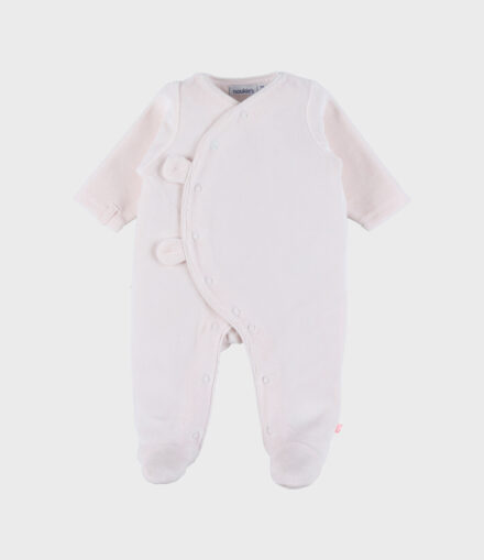 Pyjama en velours rose pâle - Noukie's