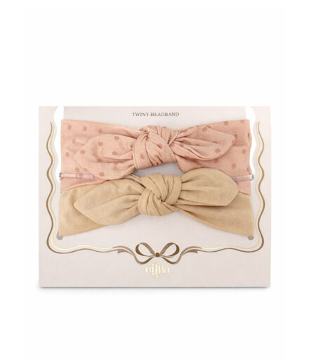 Lot de 2 Bandeaux Blush Dots