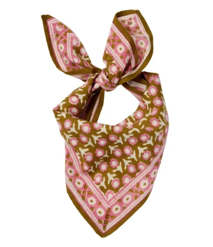 Foulard Indien Isha Absynthe - Bonheur du Jour