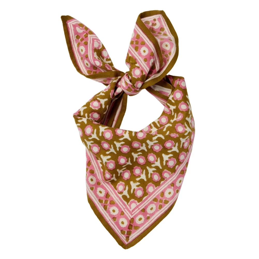 Foulard Indien Isha Absynthe - Bonheur du Jour