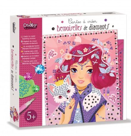 Cartes à créer "Demoiselles de diamants" - Créa Lign'