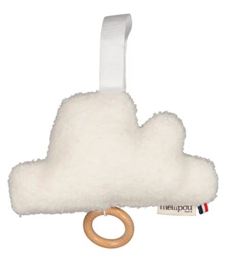 Petit Coussin Musical Nuage Crème - Mellipou