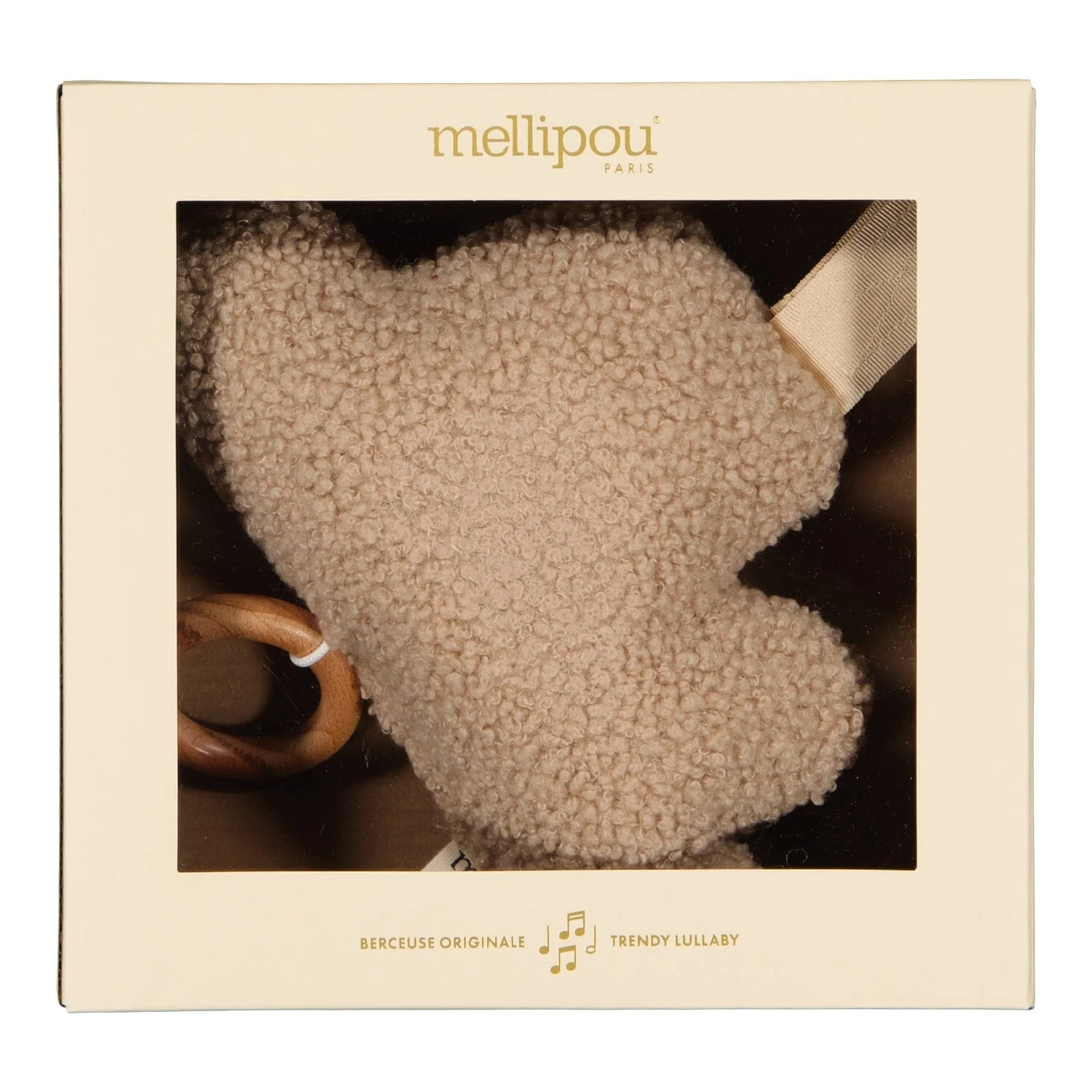 Petit Coussin Musical Nuage Beige - Mellipou – Image 2