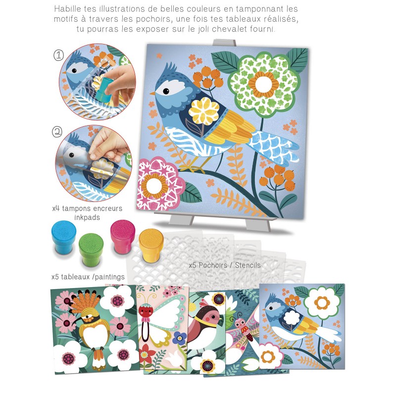 Pochoirs motifs "couleurs de printemps" - Créa Lign' – Image 2